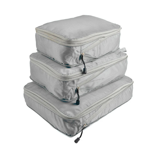 3-Piece Compressed Packing Cubes Set