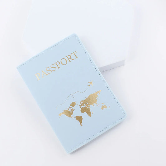 Stylish World Map Passport Cover